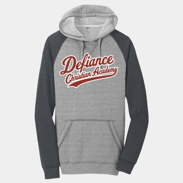 Men's Lightweight Fleece Raglan Hoodie, DCA-05 Thumbnail