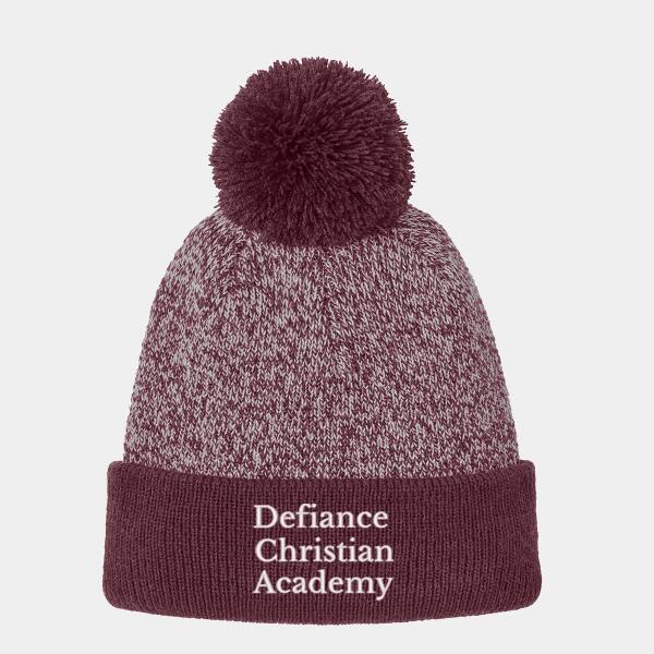 Halftime Heather Pom Beanie, DCA-07 Thumbnail