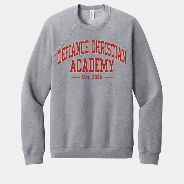 Unisex Sponge Fleece Raglan Sweatshirt, DCA-03 Thumbnail