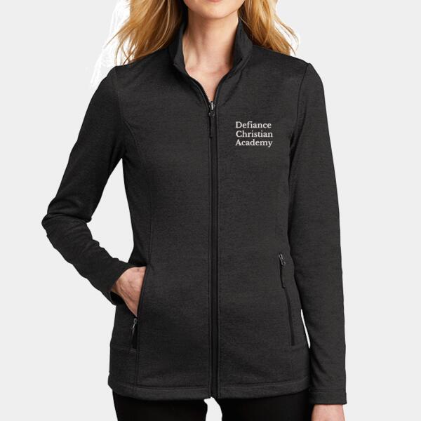 Women's Collective Striated Fleece Jacket, DCA-07 Thumbnail