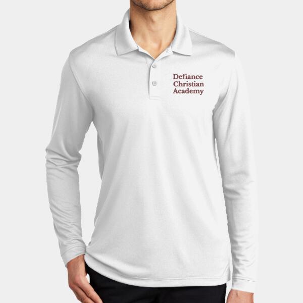 Dry Zone UV Micro Mesh Long Sleeve Polo, DCA-07  Thumbnail