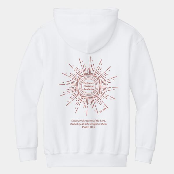 Youth Heavy Blend Hooded Sweatshirt, DCA-04 Thumbnail